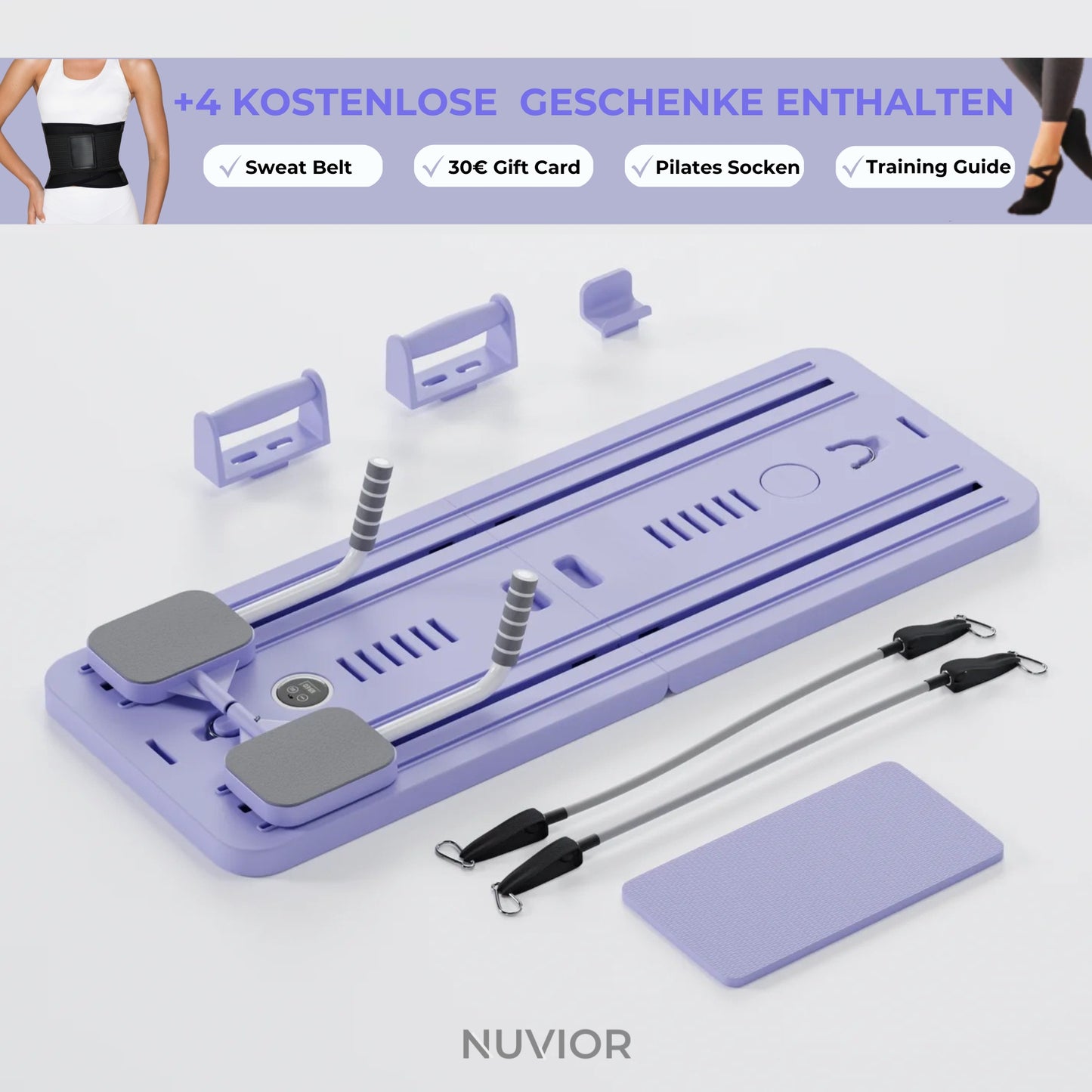 Nuvior Pilates Reformer Set